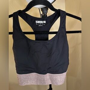 Forever 21 Black and Pink Sports Bra